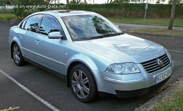 2000 Volkswagen Passat (B5.5) 2.5 TDI V6 (150 Hp)